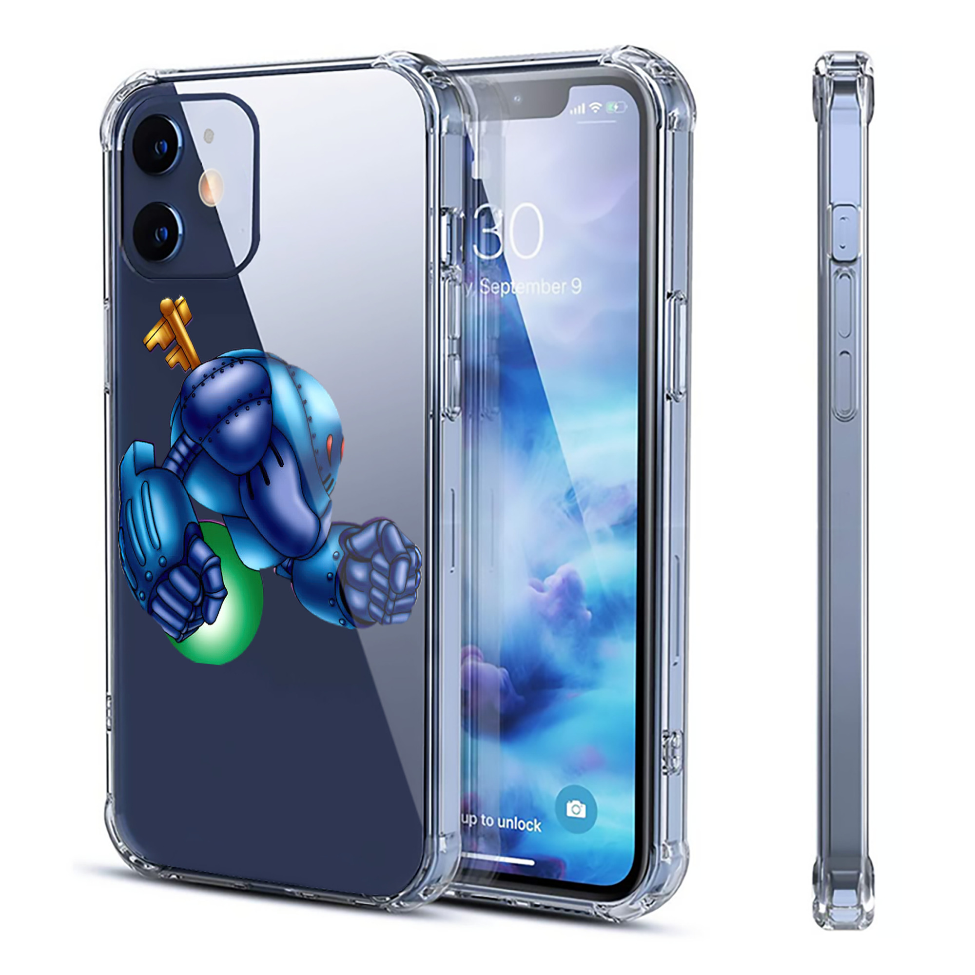 （画像用） 遊☆戯☆王 Yu-Gi-Oh! 【iPhone 12シリーズ対応】透明スマホケース（クリアソフトケース）